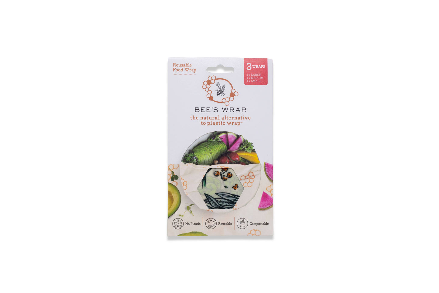 Bees Wrap 3 Pack - Herb Garden