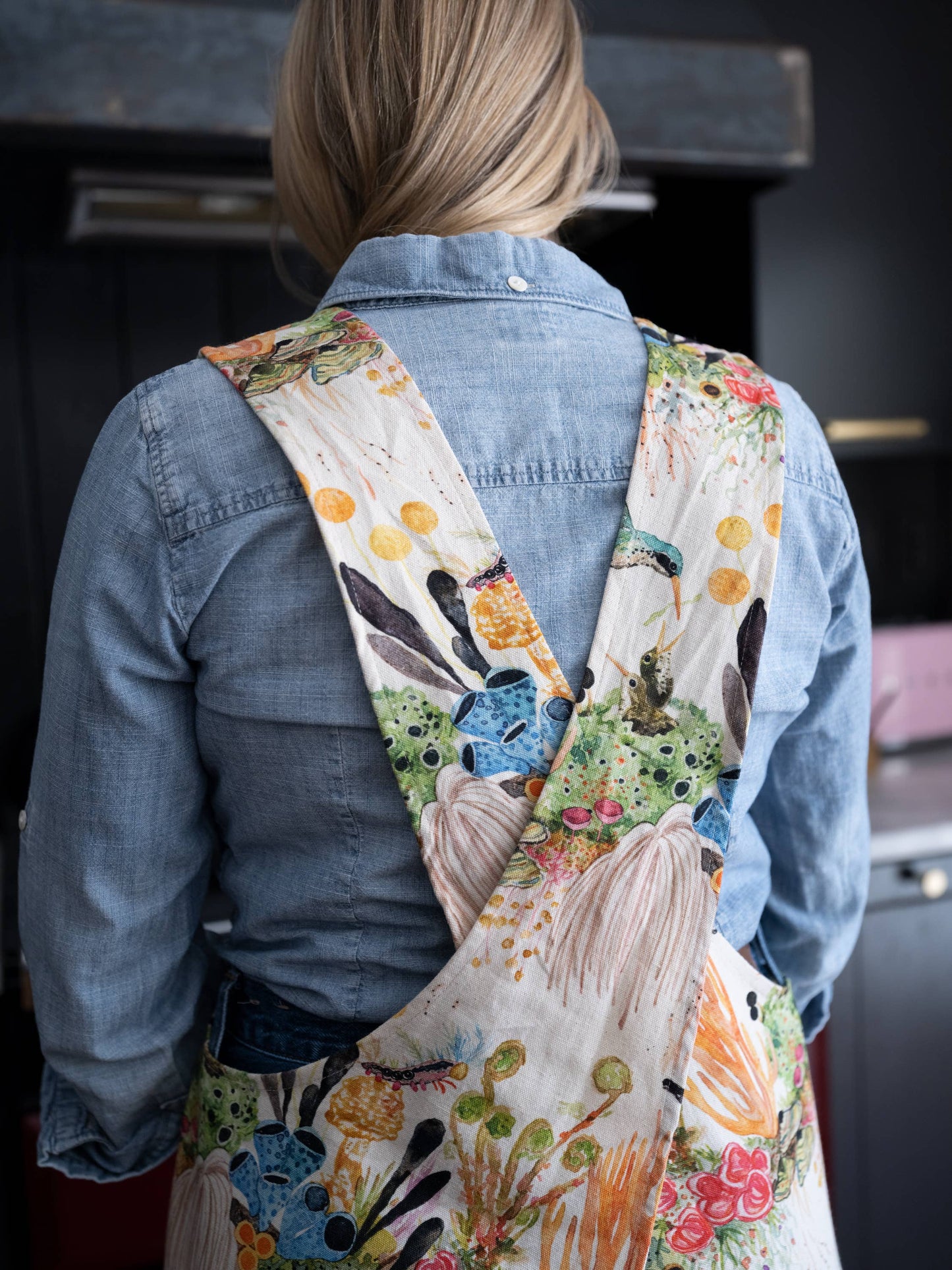 Pinafore Apron - Lichen Jungle