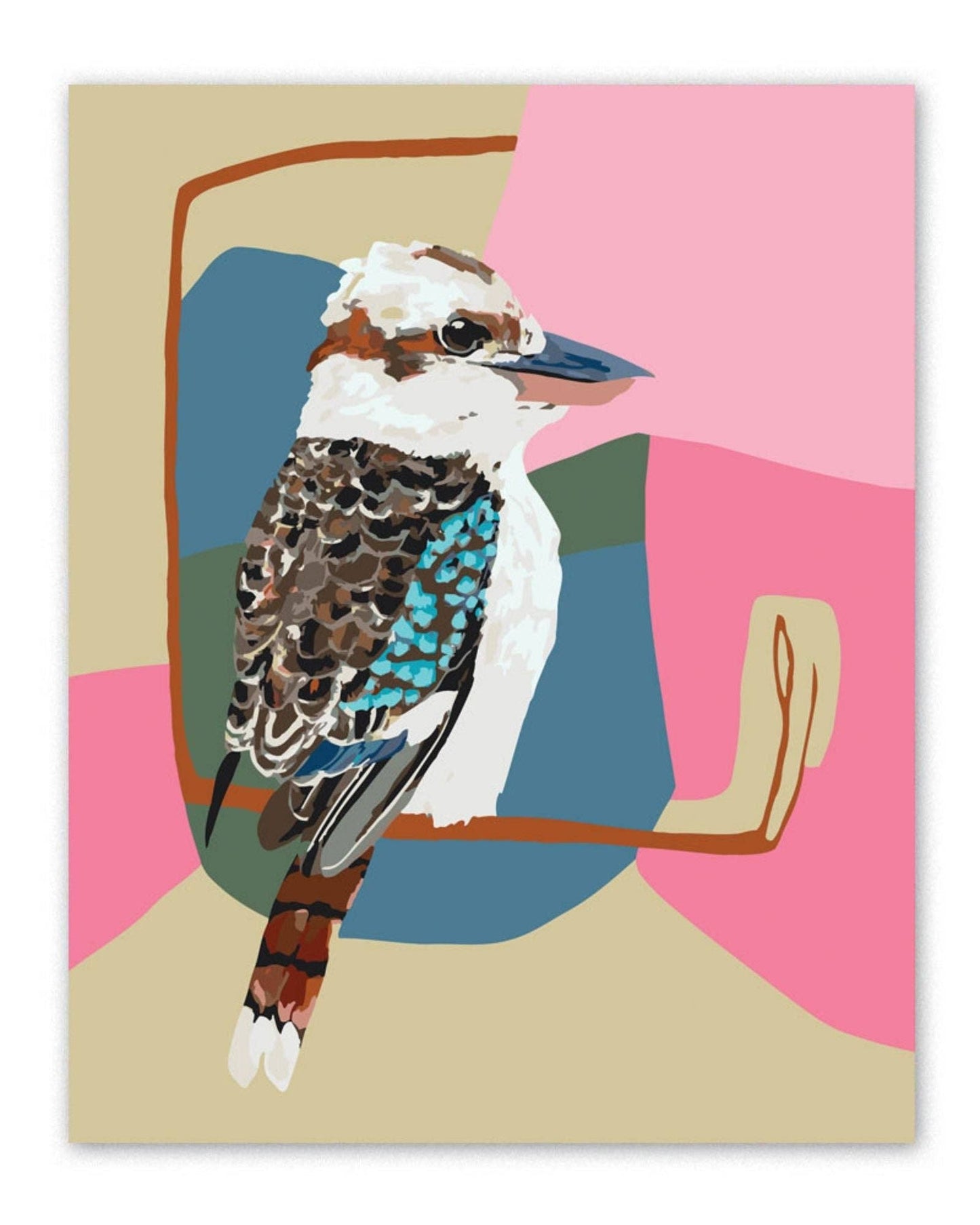 Paint by Numbers - Kookaburra Laugh