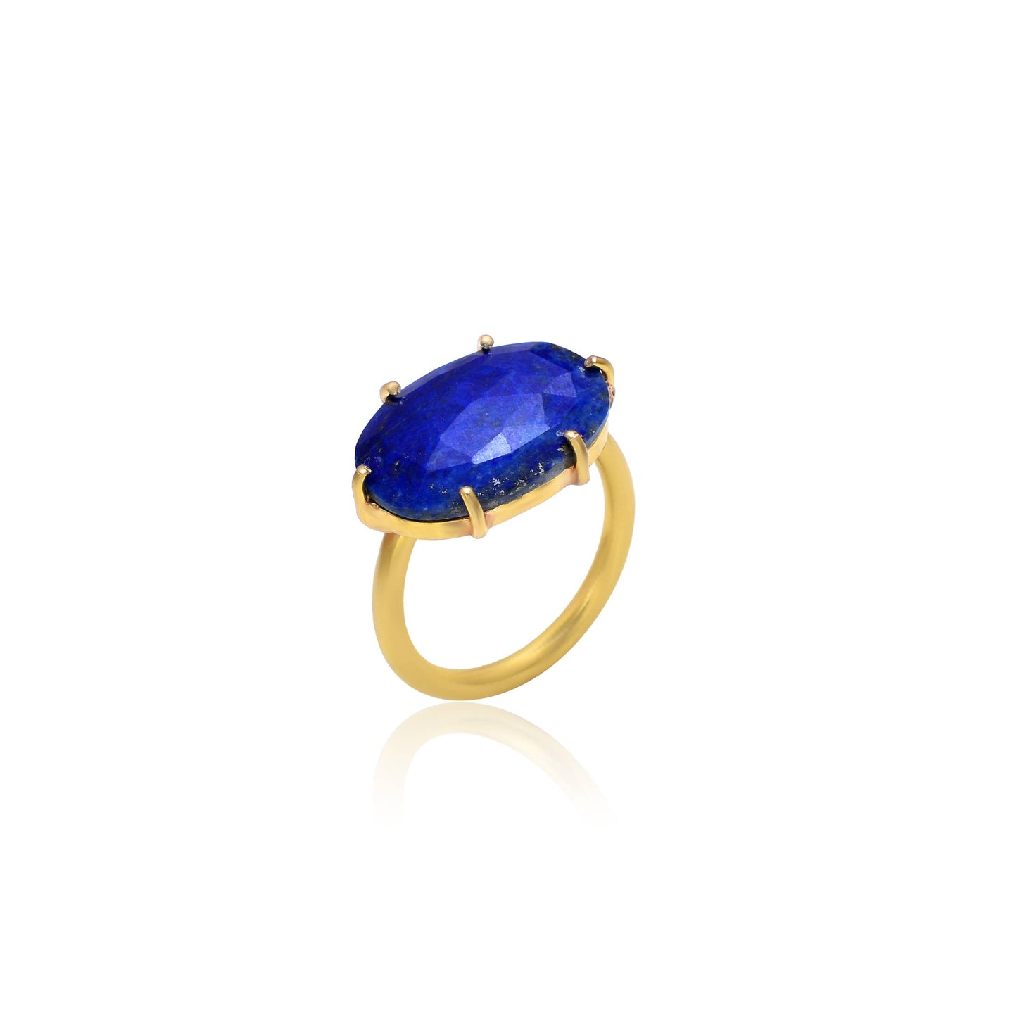 Queen Prong Ring: Turquoise