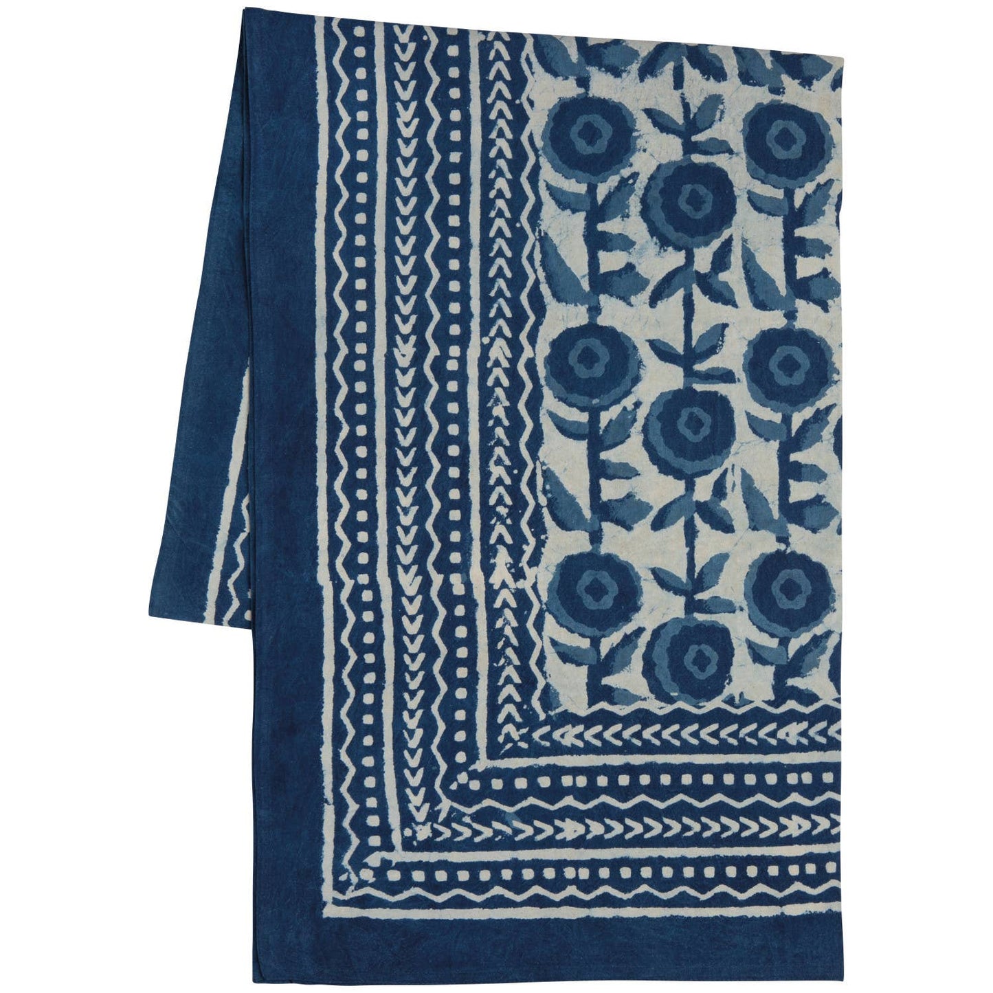 Gilia Block Print Tablecloth 60 x 84 inch