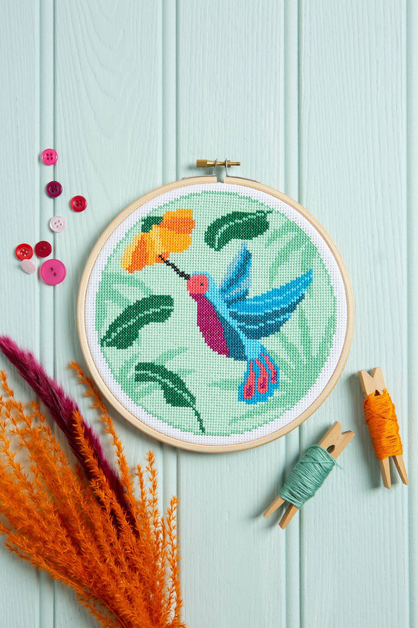 Hummingbird Cross Stitch Kit