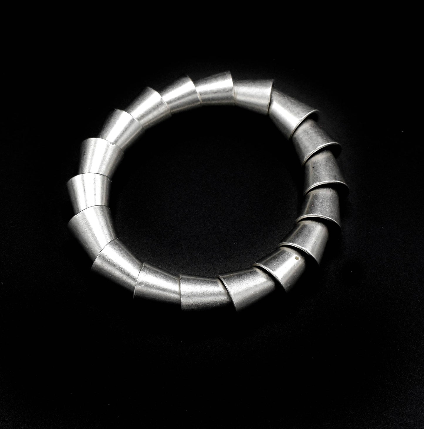 Handmade Pewter Bracelet - 2640