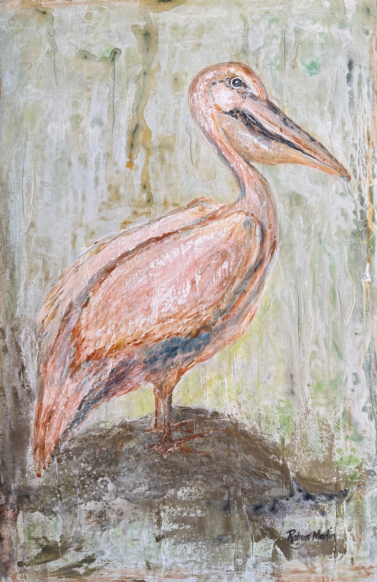 11x14 pink pelican