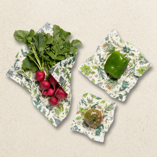 Bees Wrap 3 Pack - Herb Garden