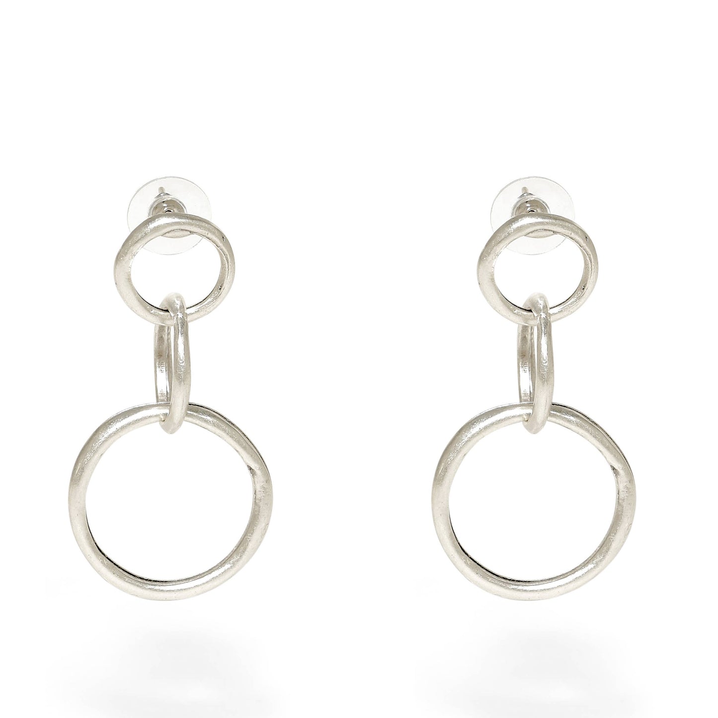 Handmade Pewter Earrings - 24-305