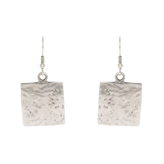 Handmade Pewter Earings - 4662