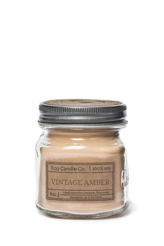 8oz mason VINTAGE AMBER | Valentine's Day