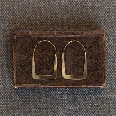 Arch Brass Earrings