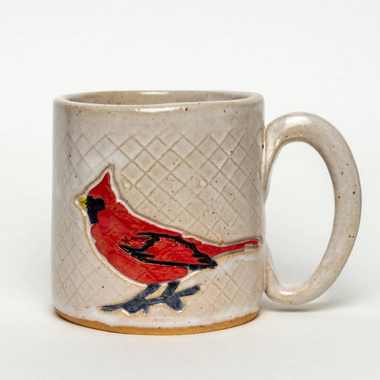 Mug | Cardinal Design Handmade, in Ohio, Ceramic White 10oz