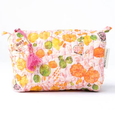 Quilted Dopp- Citrus
