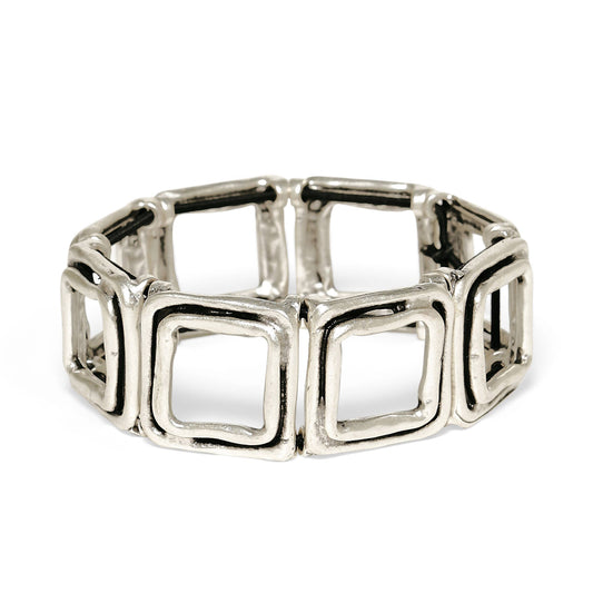 Handmade Pewter Bracelet - 24-226