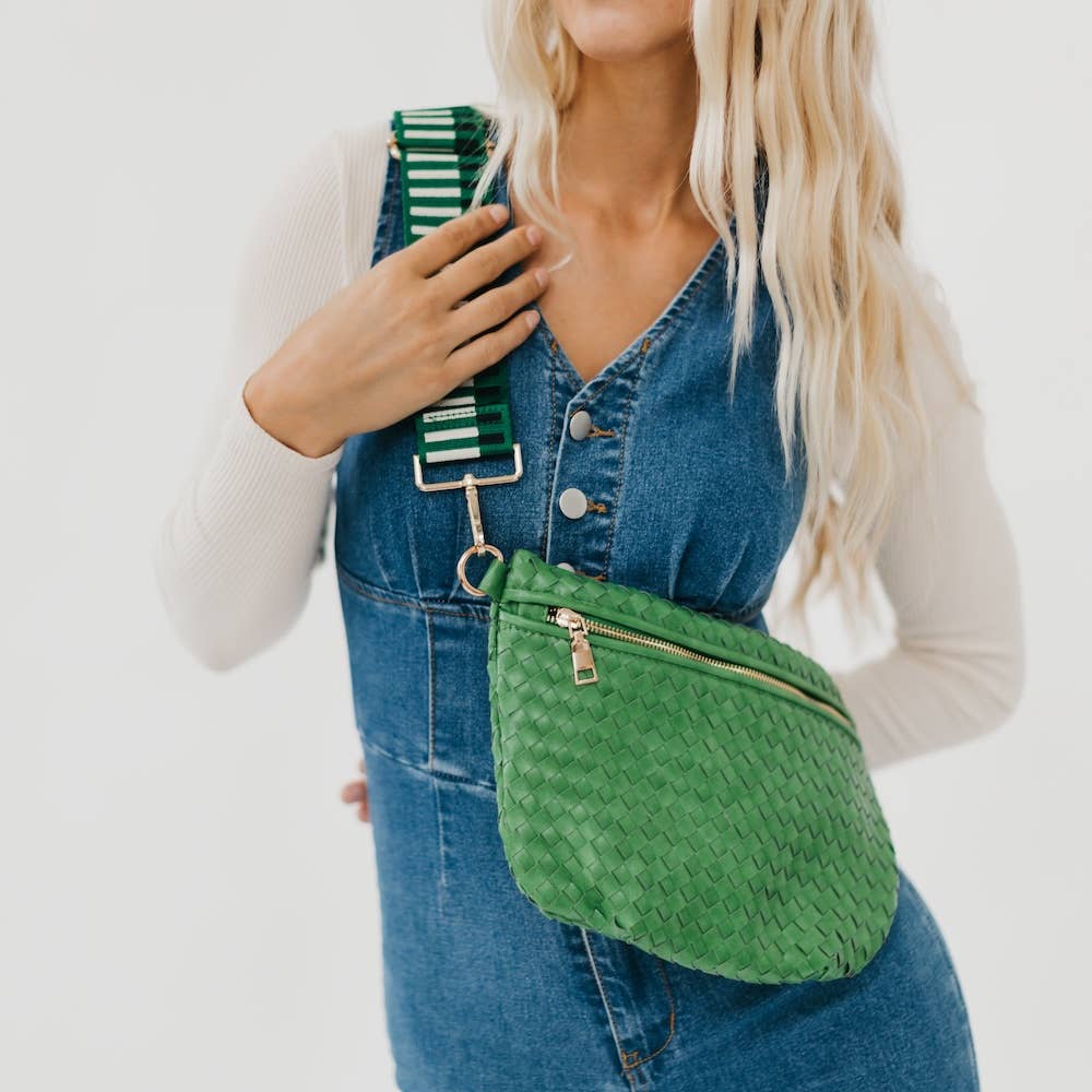 Westlyn Woven Bum Bag *NEW COLORS ADDED*: Emerald