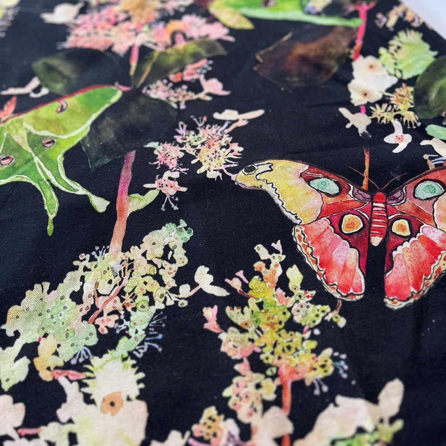 Pinafore Apron- Night Moths