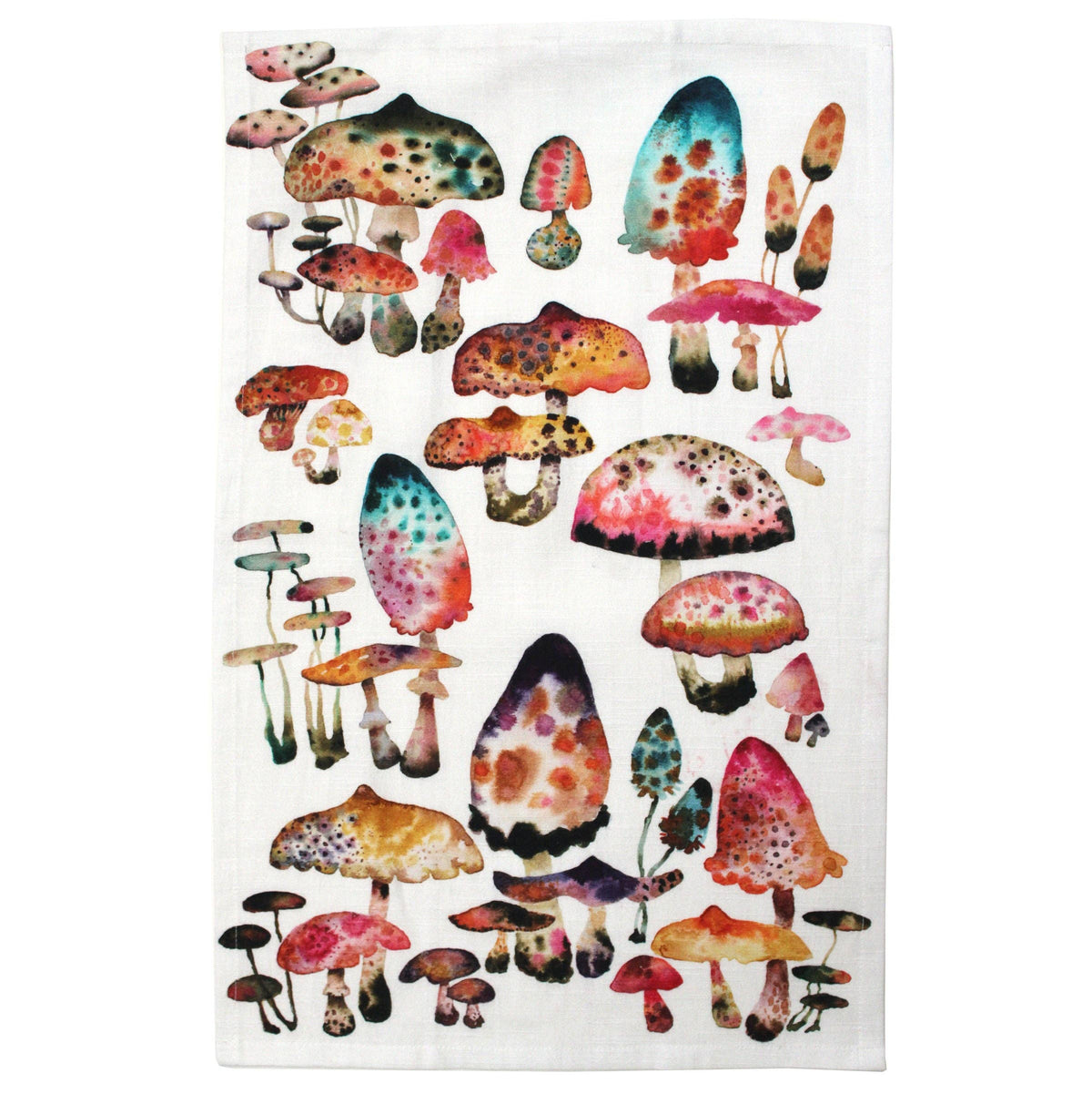 Tea Towel- Inky Shrooms