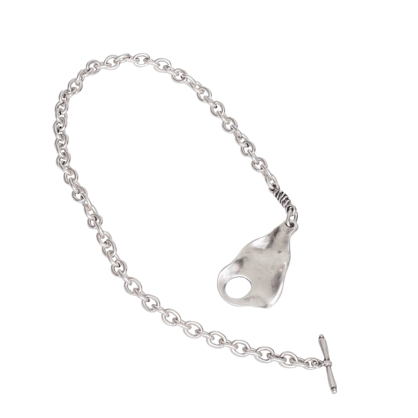 Handmade Pewter Necklace - 3980