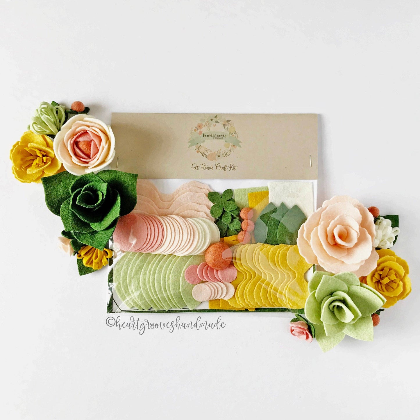 Felt Flower Craft Kit | Blush Forest