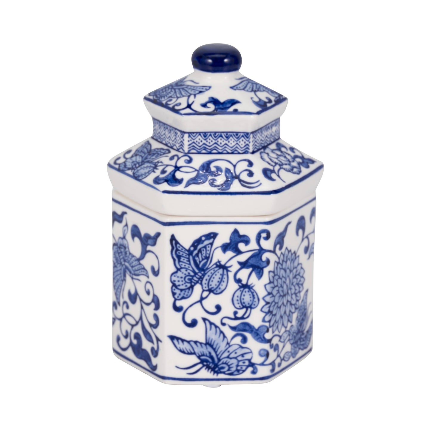 Scented Candle - Sandalwood Myrrh Soy Wax Chinoiserie, 6 Oz.