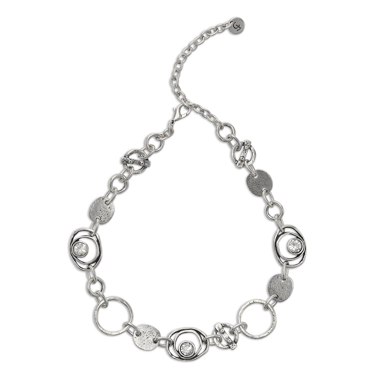 Handmade Pewter Necklace - 3807