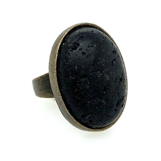 Single Oval Cabochon Ring: 8