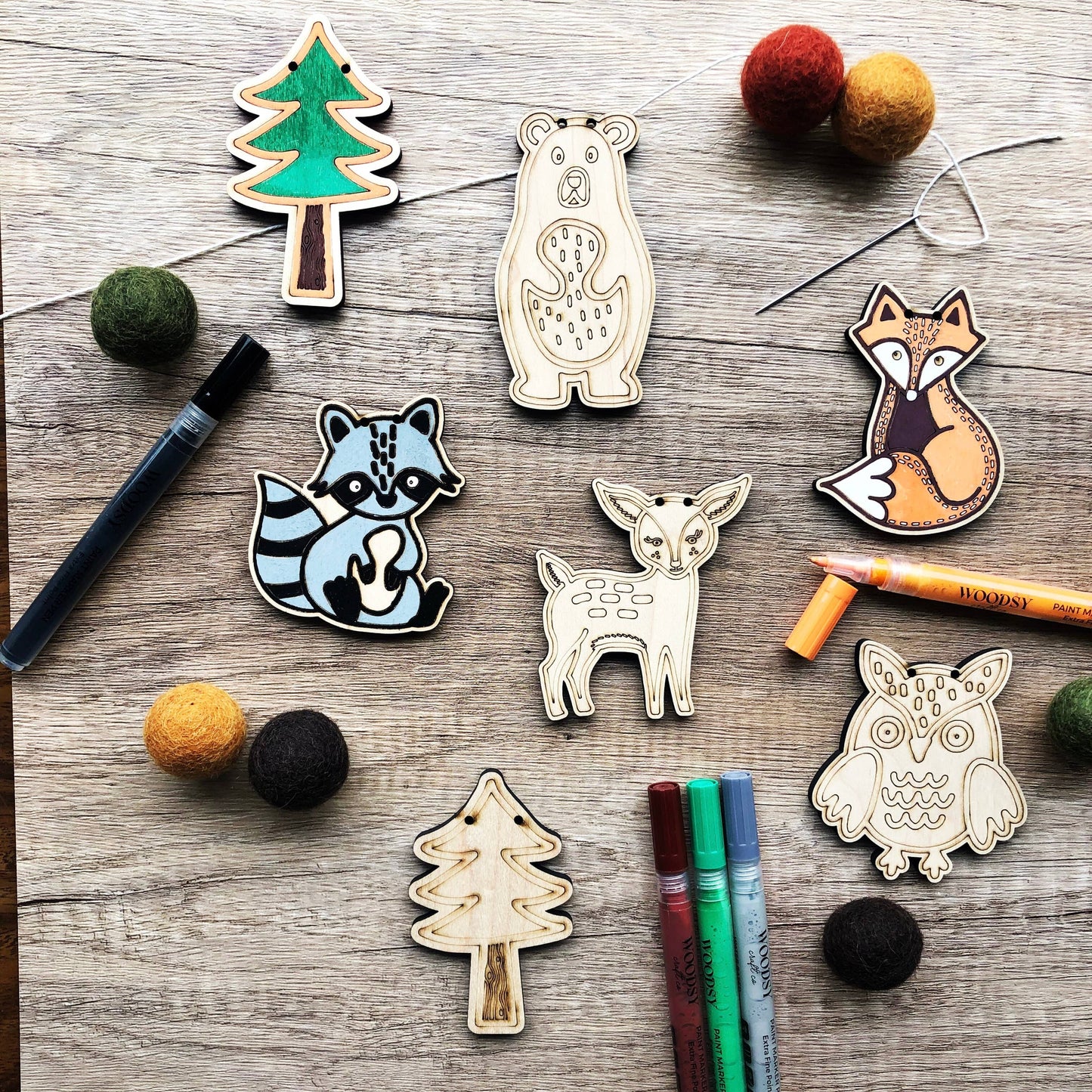 DIY Craft Kit - Woodland Garland