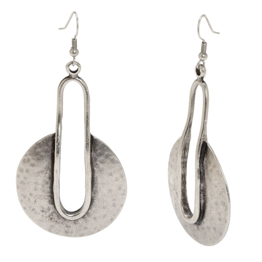 Handmade Pewter Earrings - KU153