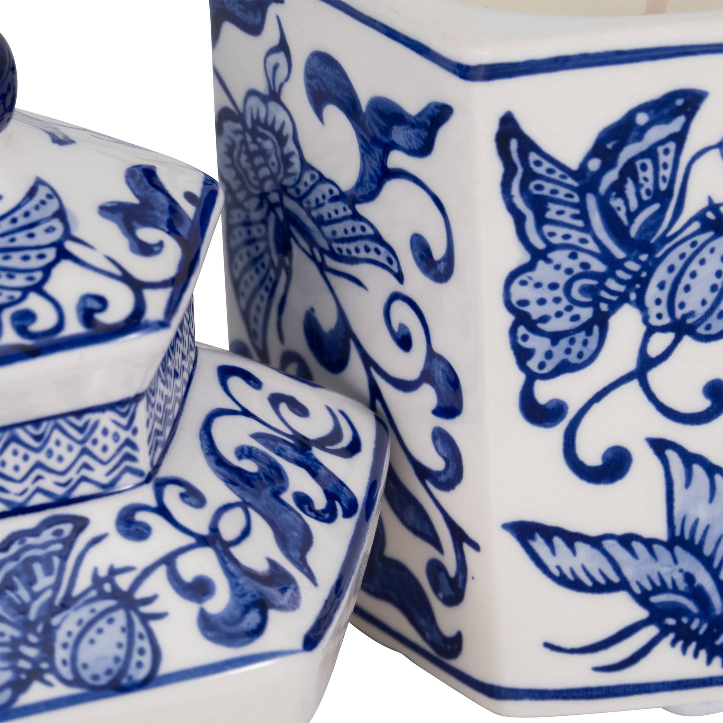 Scented Candle - Sandalwood Myrrh Soy Wax Chinoiserie, 6 Oz.
