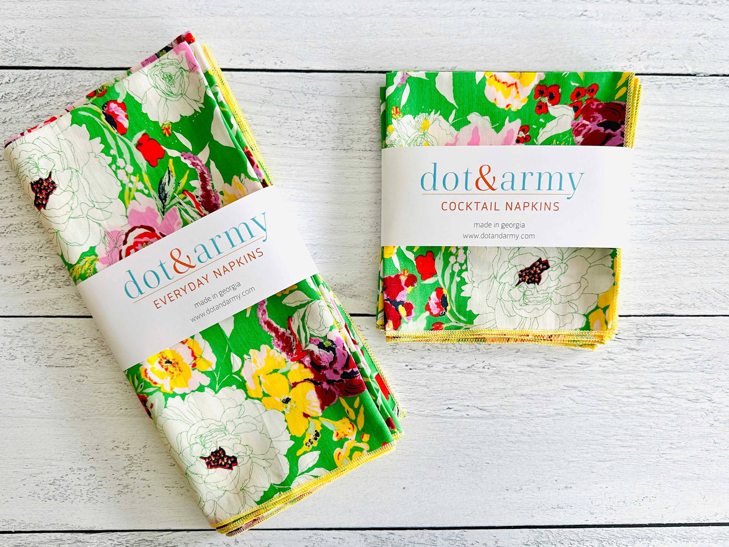 Terrace Garden Cloth Napkins, set of four: Dinner