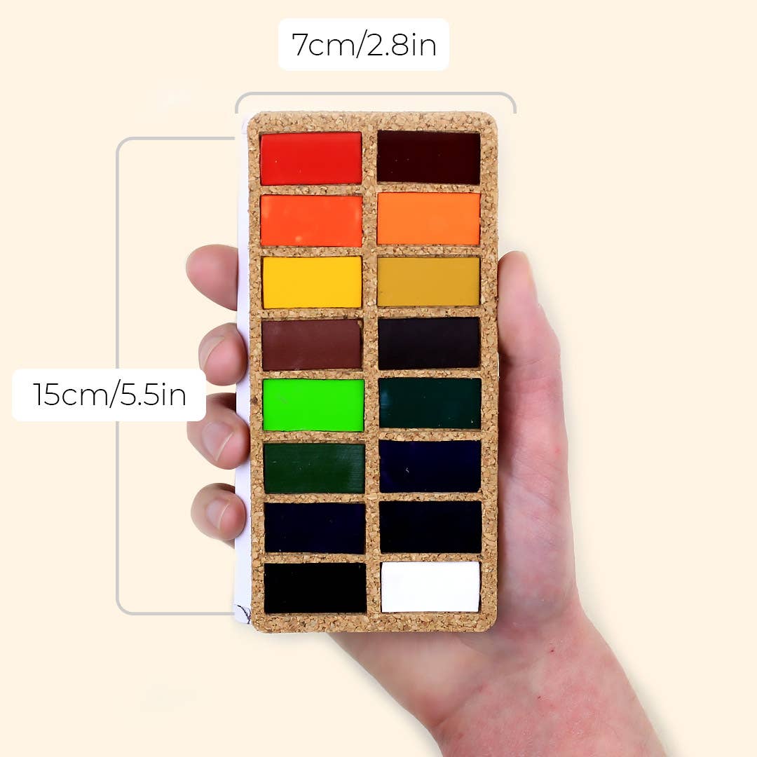 Viviva Original Pans Set - 16 watercolors