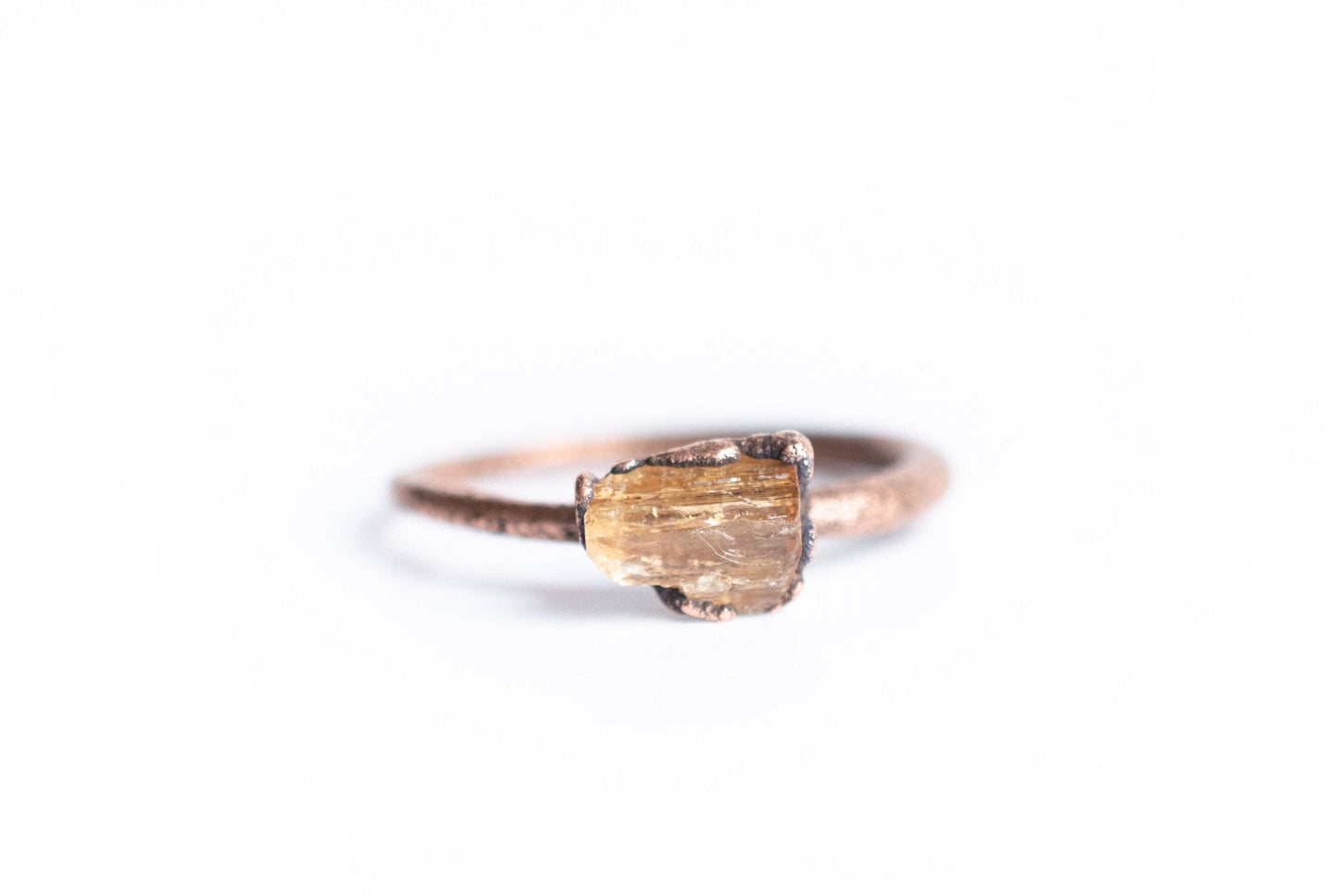 Raw Topaz Imperial Ring: 8