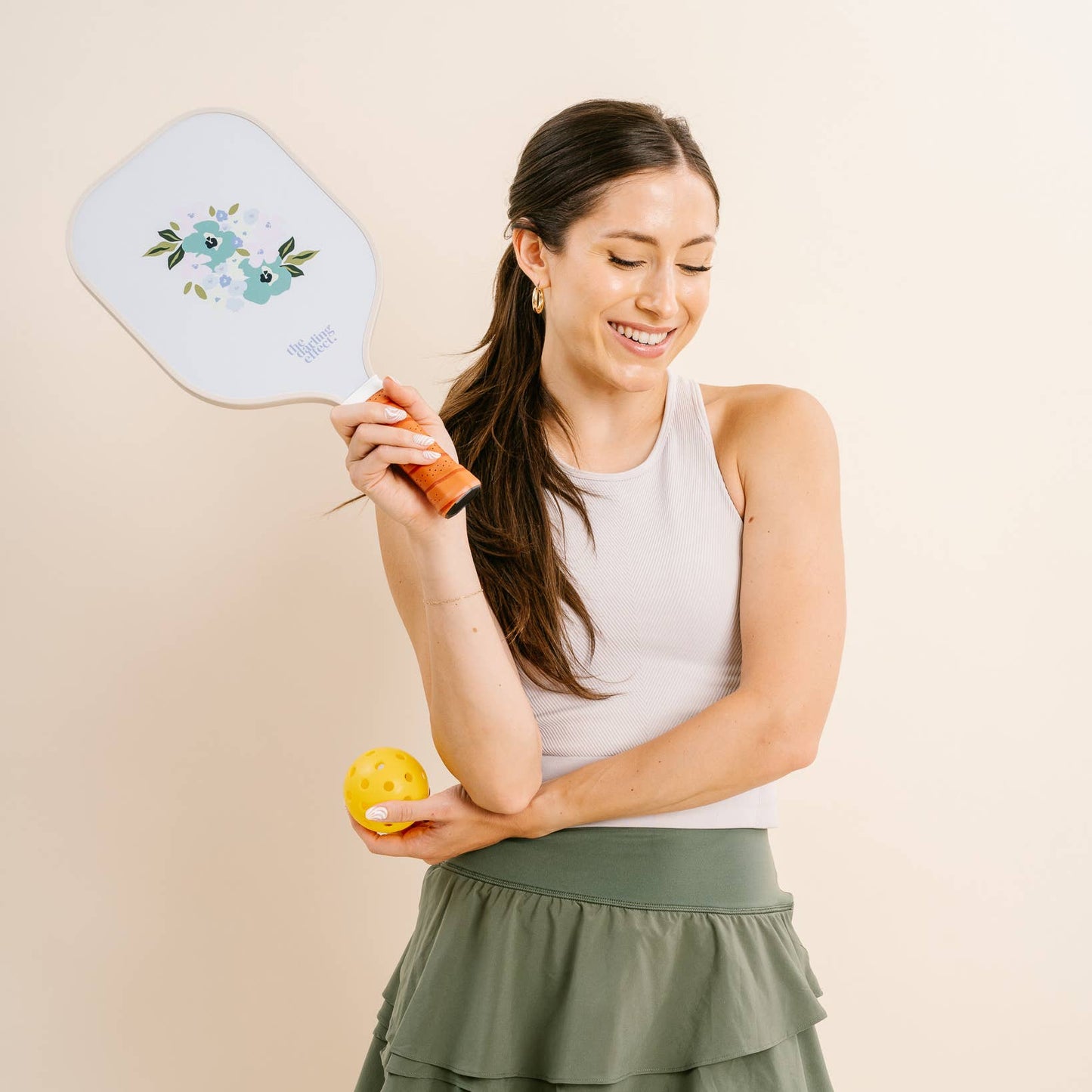 Pickleball Paddle - Lively Flora Periwinkle