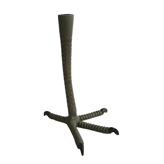 8.5x7x11" Talon Candle Holder, Tall - Black