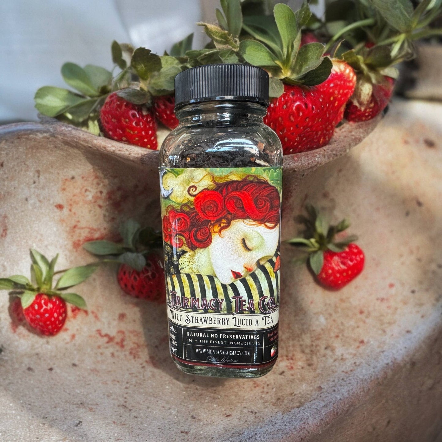 Wild Strawberry Lucid a Tea Dreaming Tea full of flavor