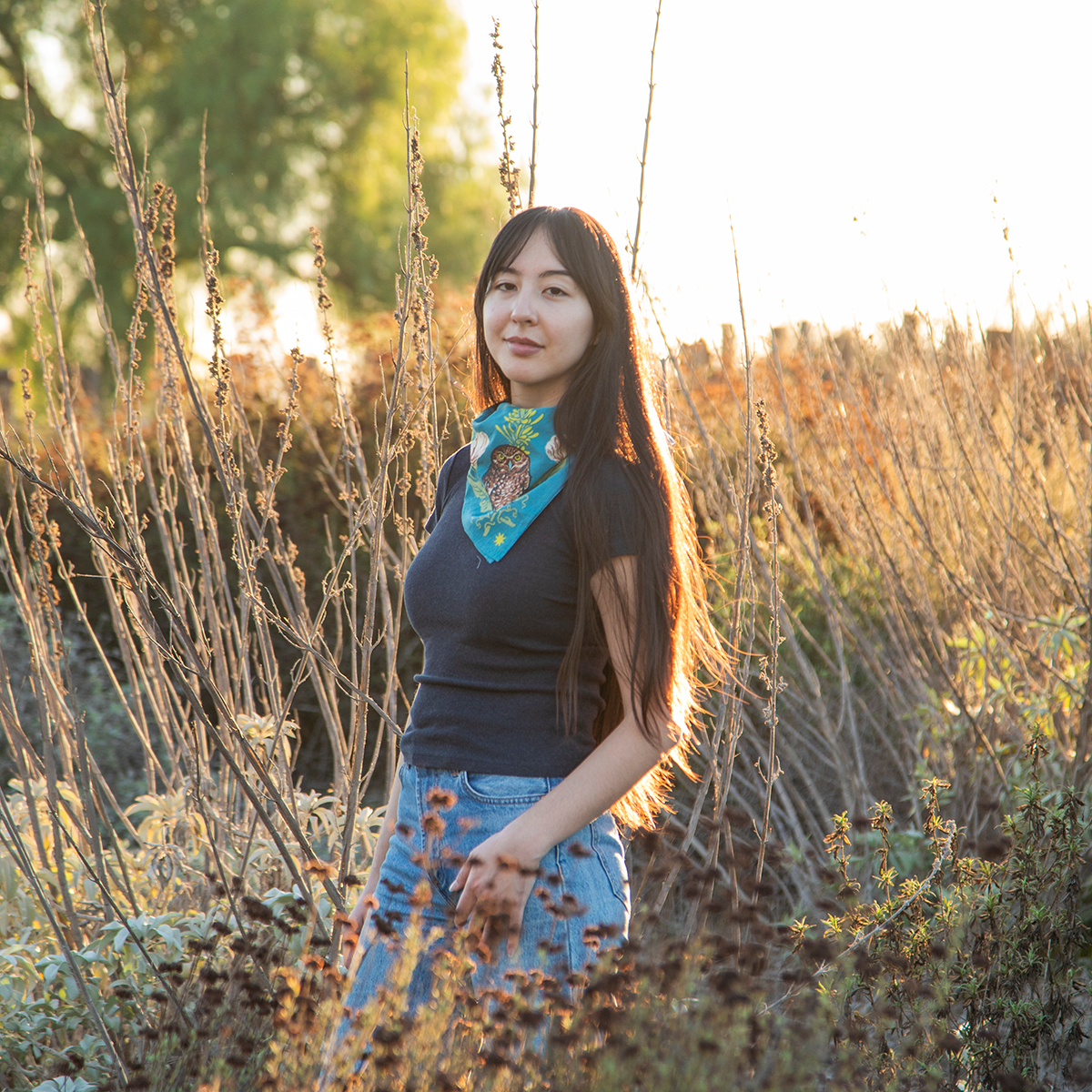Organic Fair Trade Bandana XL: Channel Islands