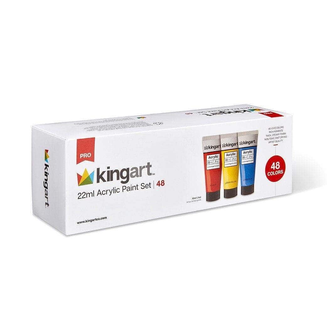 PRO Acrylic Paint Set - 22ml Tubes  - 48 Colors