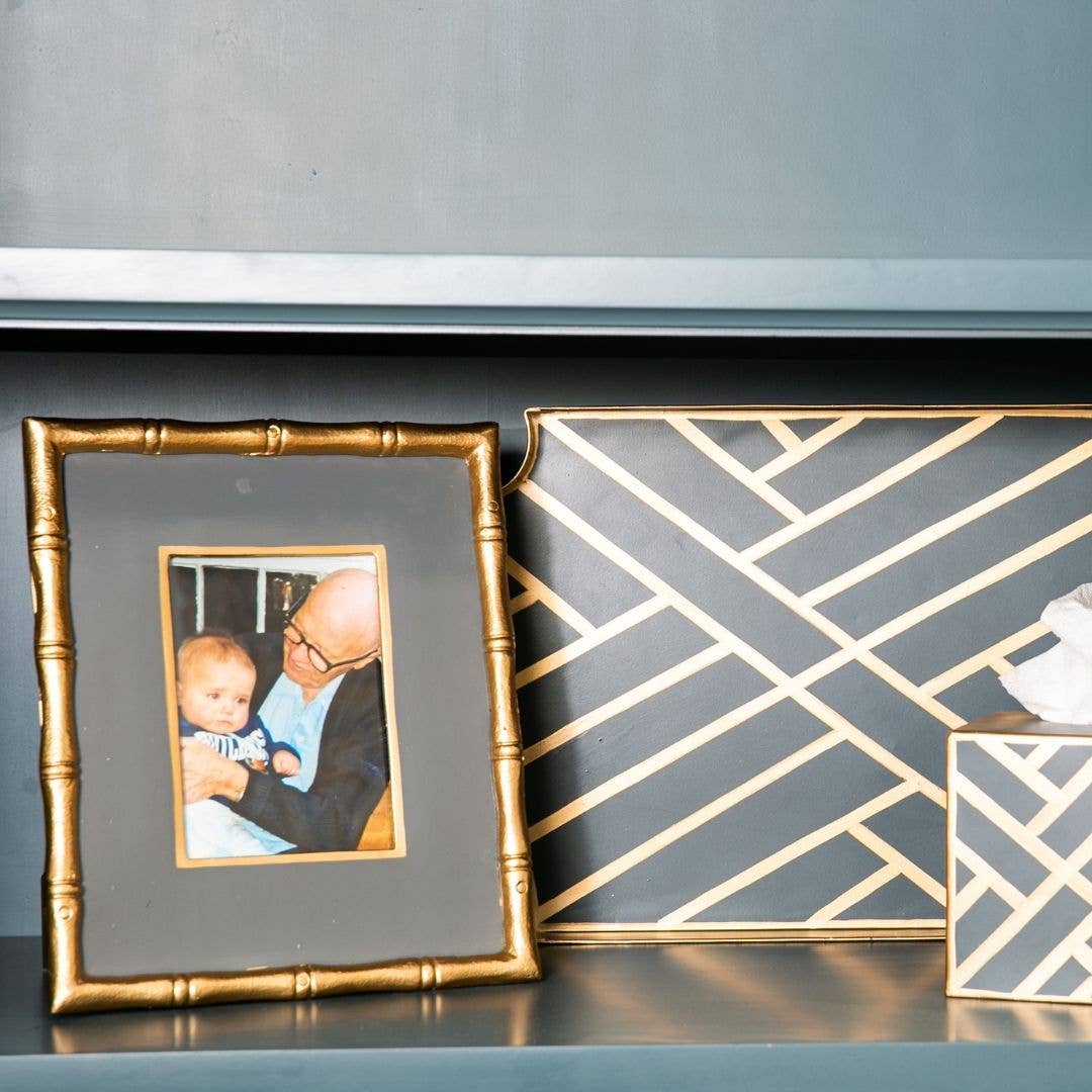 Gracie Chang Mai Photo Frame: Taupe / 4 x 6