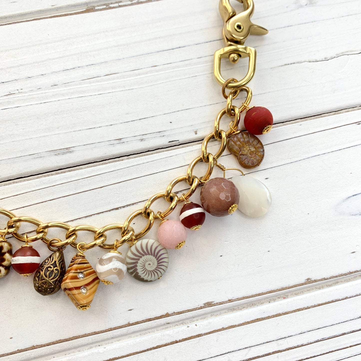 Earthen Chain Bag Charm