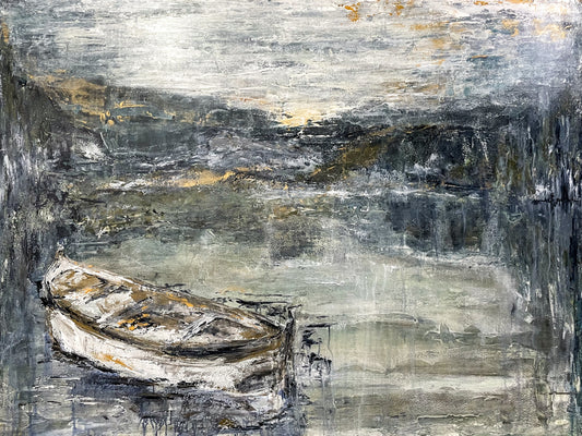 11x14 Adrift Canoe