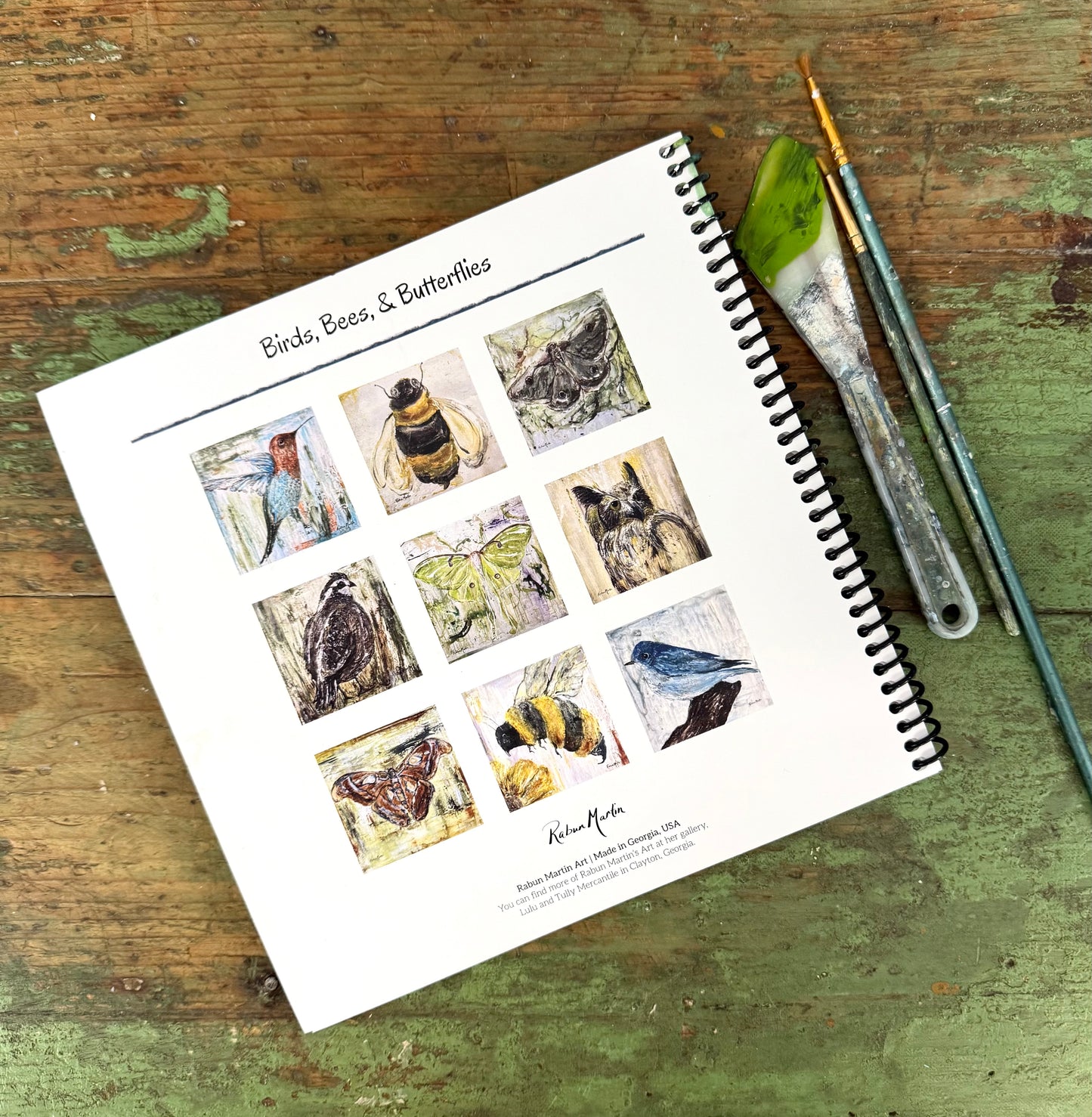 Rabun Martin Coloring Book: Birds, Bees, & Butterflies