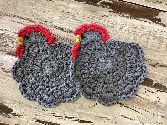 Single chicken coaster