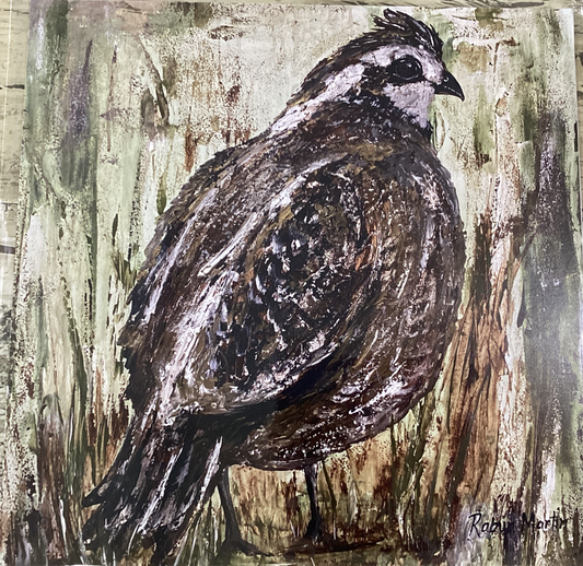 12x12 Bob White Quail