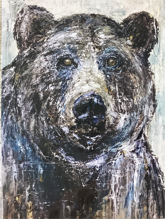 12x16 Blue Bear
