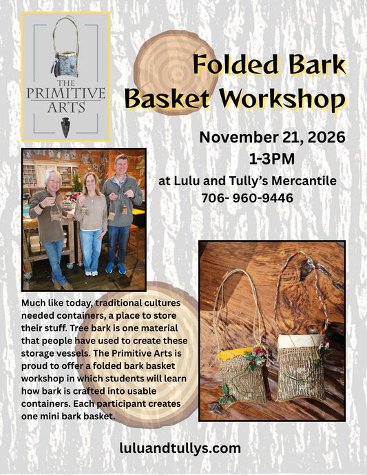 Studio Class | Bark Basketry with Andrew Lee 11/21/2026