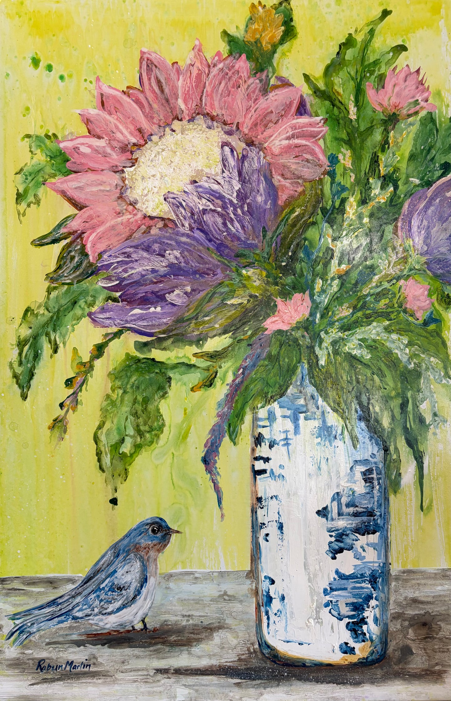 2x3 | Floral Admirer | Original