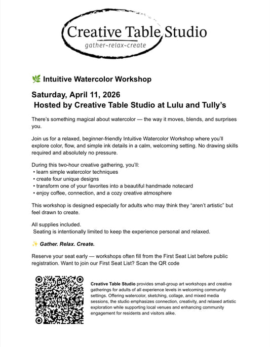 Studio Class | Watercolor Workshop with Terri