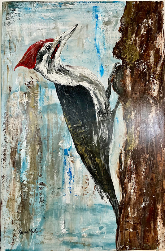 2x3 | Wood Pecker | Original