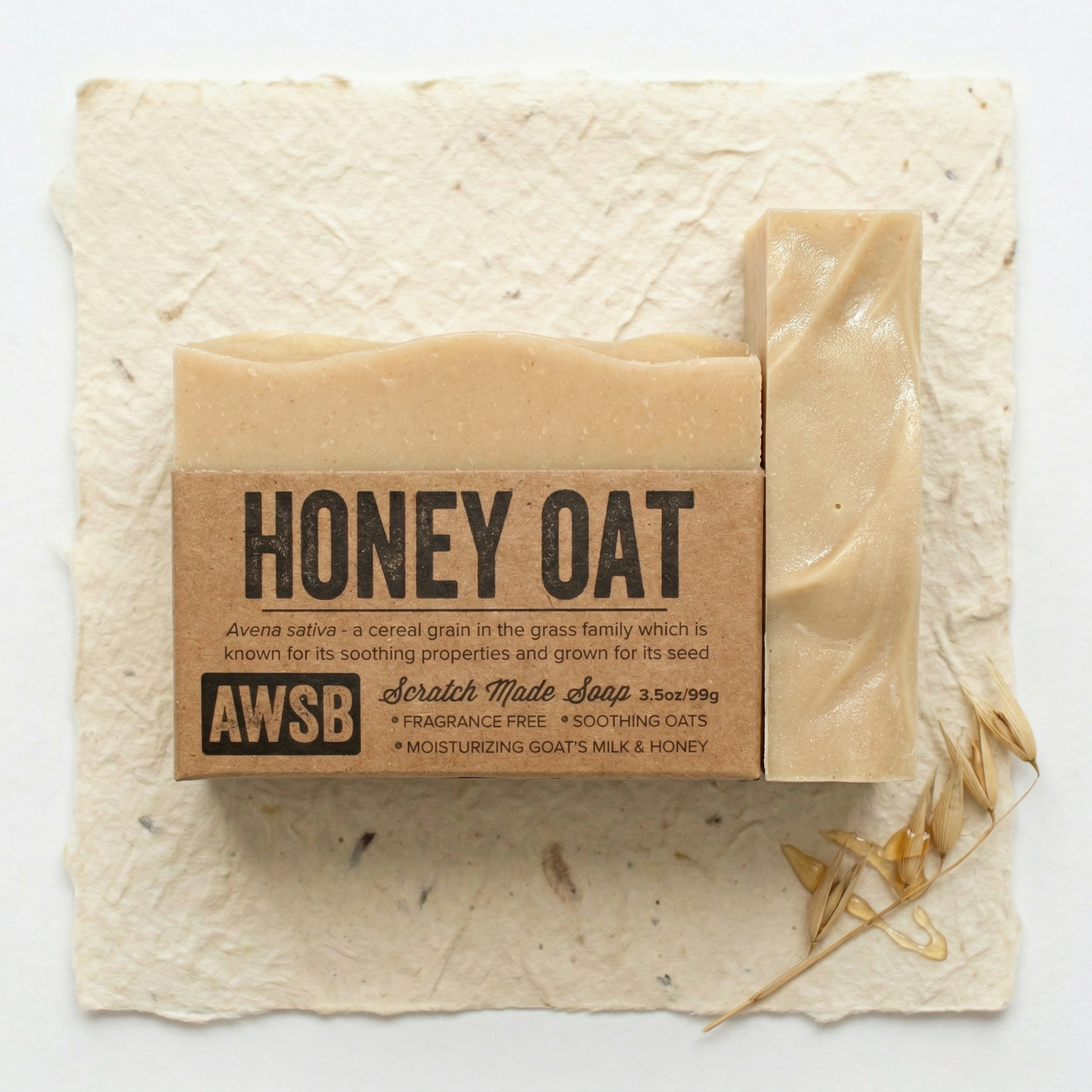 Bar Soap - Honey Oat