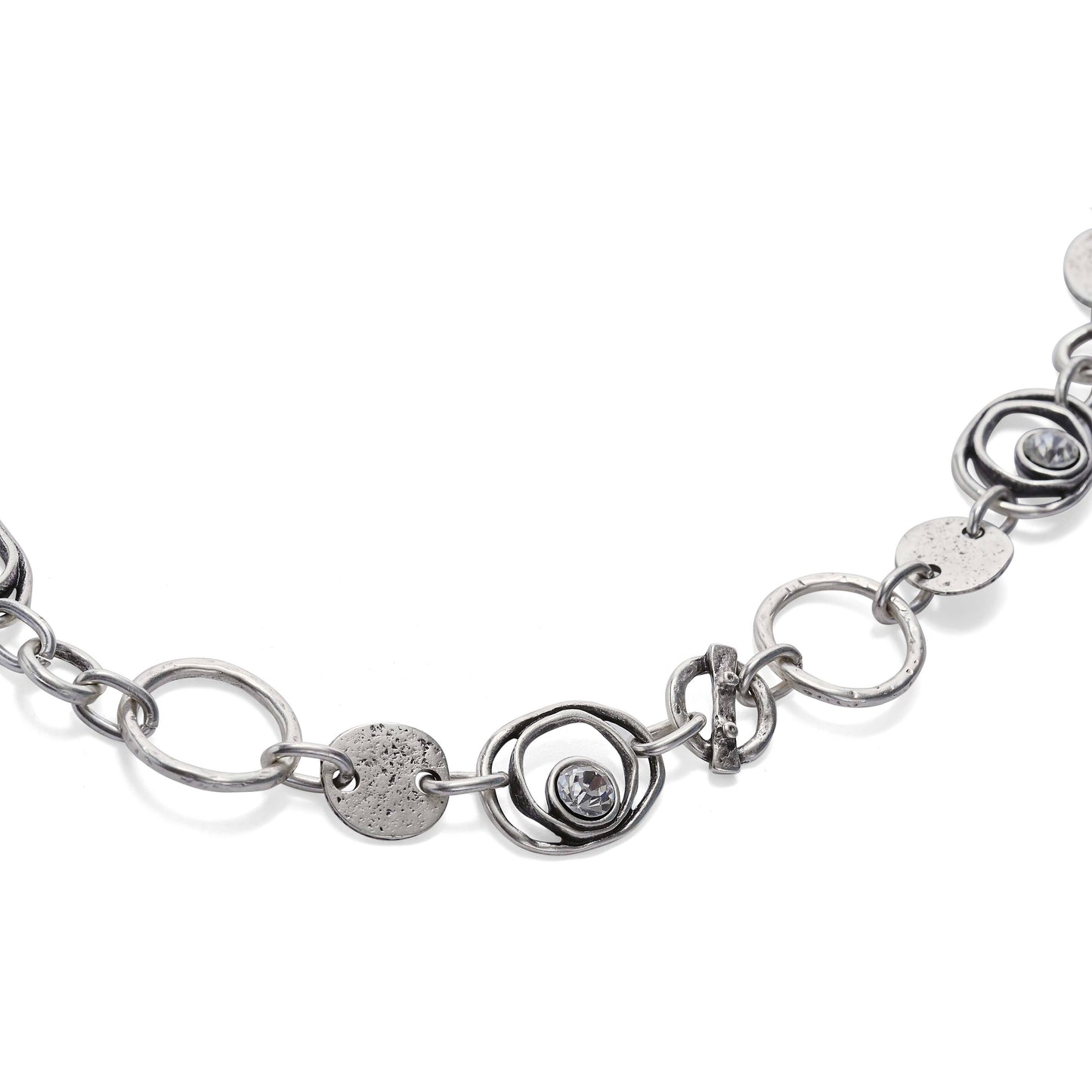 Handmade Pewter Necklace - 3807