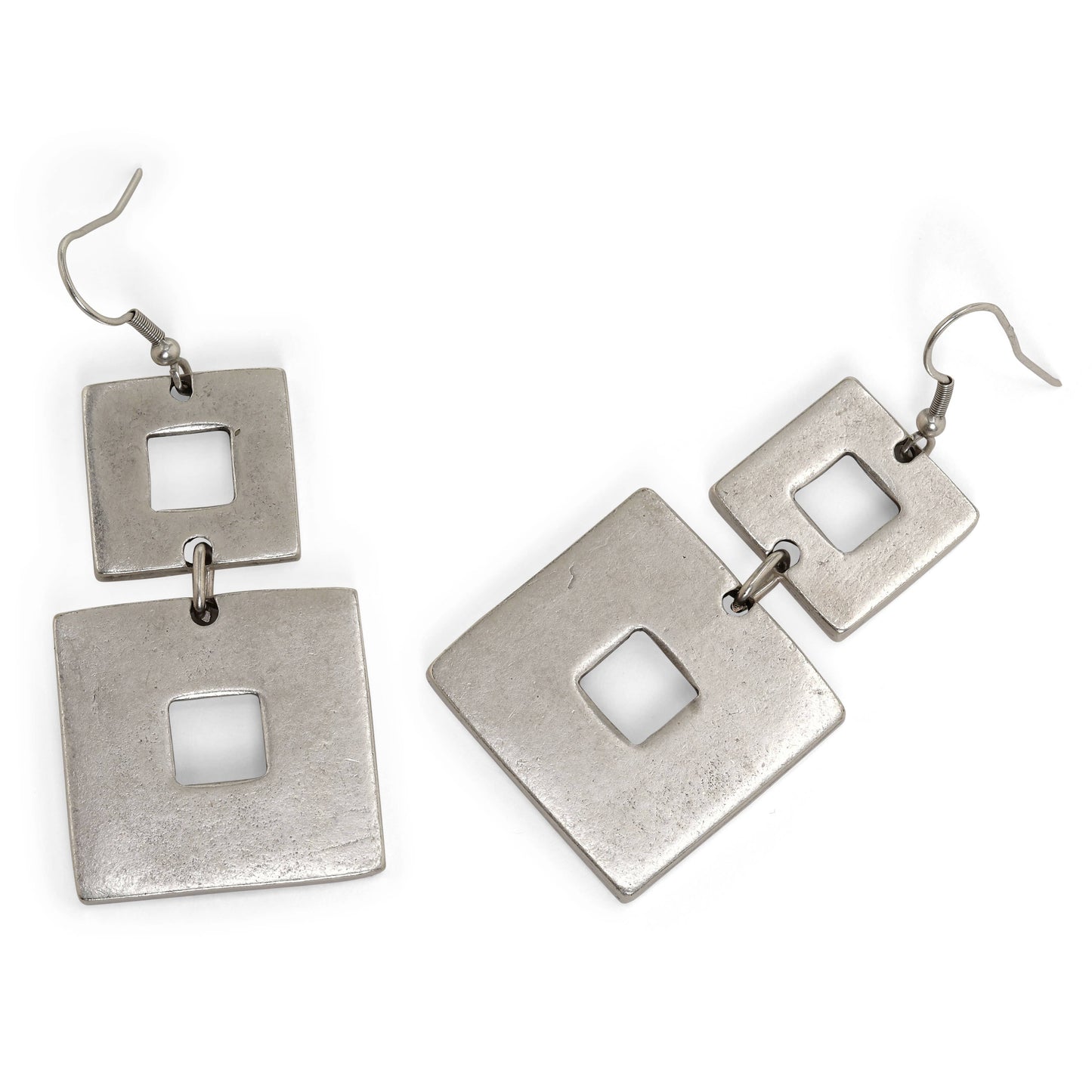Handmade Pewter Earrings - 5050