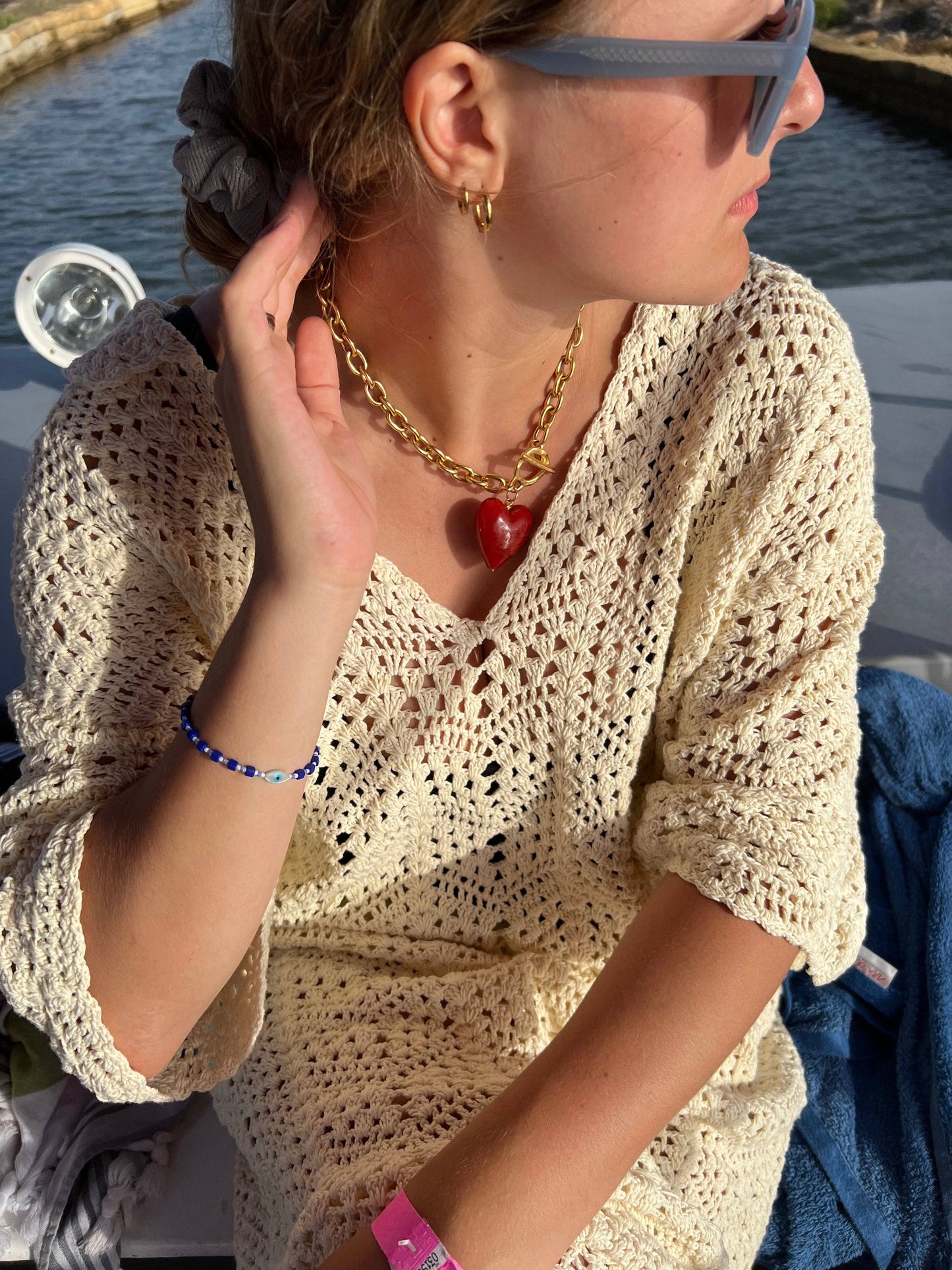 Amore Necklace: Cuore Red